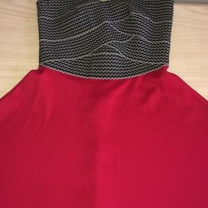 MACYS STRAPPLESS DRESS